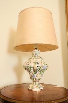 Italská porcelánová lampièka V 68 cm