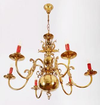 Zlatý holandský lustr s rybami Zlatý holandský lustr s rybami