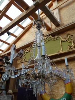 Lustr skleněný 5xramenný Lustr skleněný 5xramenný