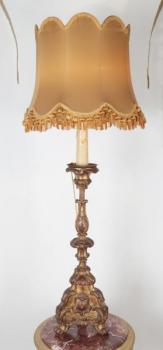 Barokní dřevěný svícen - Lampa Barokní dřevěný svícen - Lampa