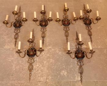Set 6 nástěnných lamp / svítidel Set 6 nástěnných lamp / svítidel