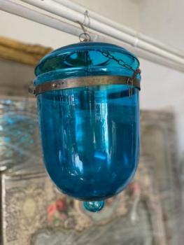 Závěsná stropnice světle-modrá Závěsná stropnice světle-modrá