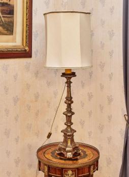 Barokní dřevěný svícen - Lampa Barokní dřevěný svícen - Lampa
