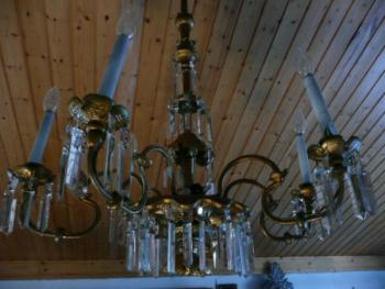 Lustr dřevo-kov Lustr dřevo-kov