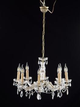 Menší křišťálový lustr 8 žárovek Menší křišťálový lustr 8 žárovek